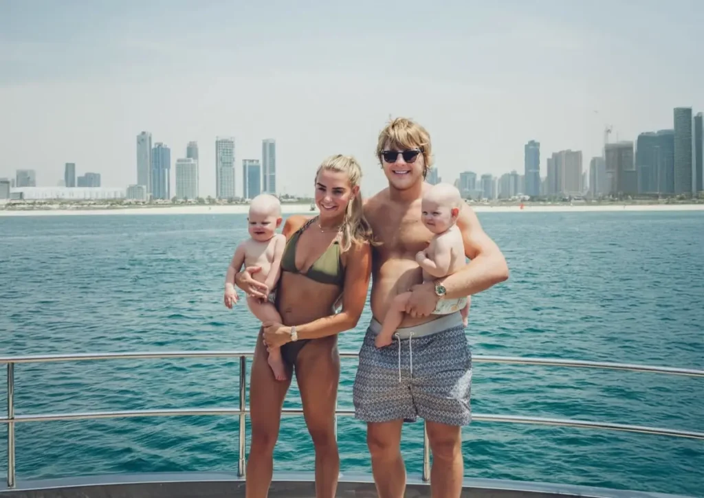 Paddy with family - Seven Yachts